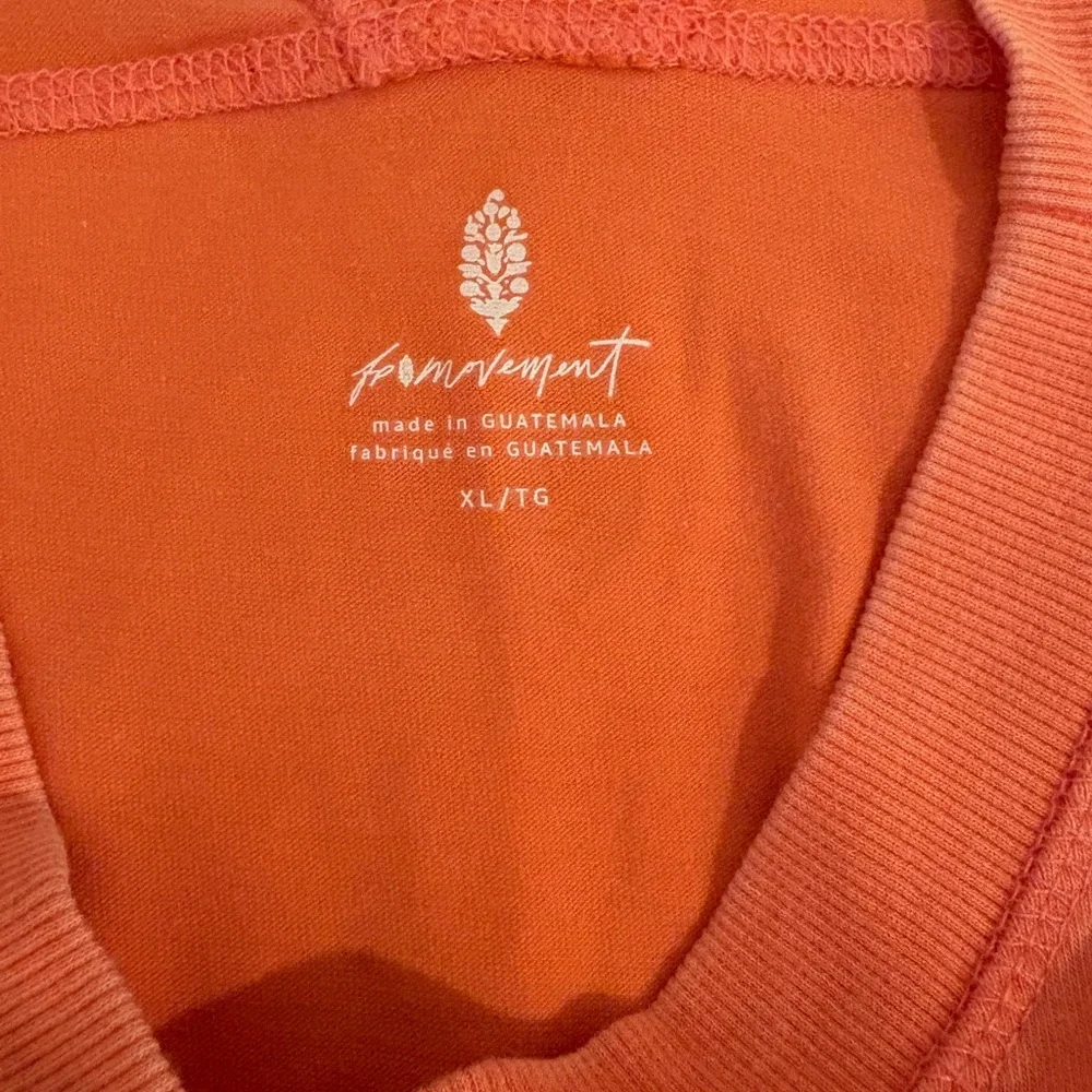 FP Movement by Free People Coral Short Sleeve Tee NWOT - Picture 6 of 6